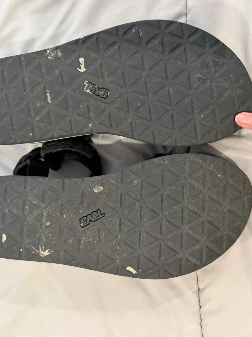 Teva Black Platform Sport Sandals